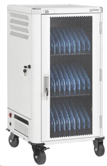 INTELLINET/MANHATTAN AC Charging Cart - 30-Bay - UK