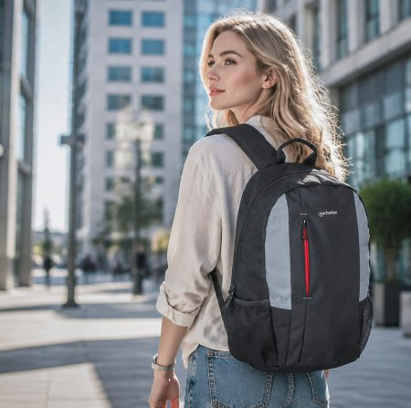 INTELLINET/MANHATTAN York - 16in Notebook Backpack - Black