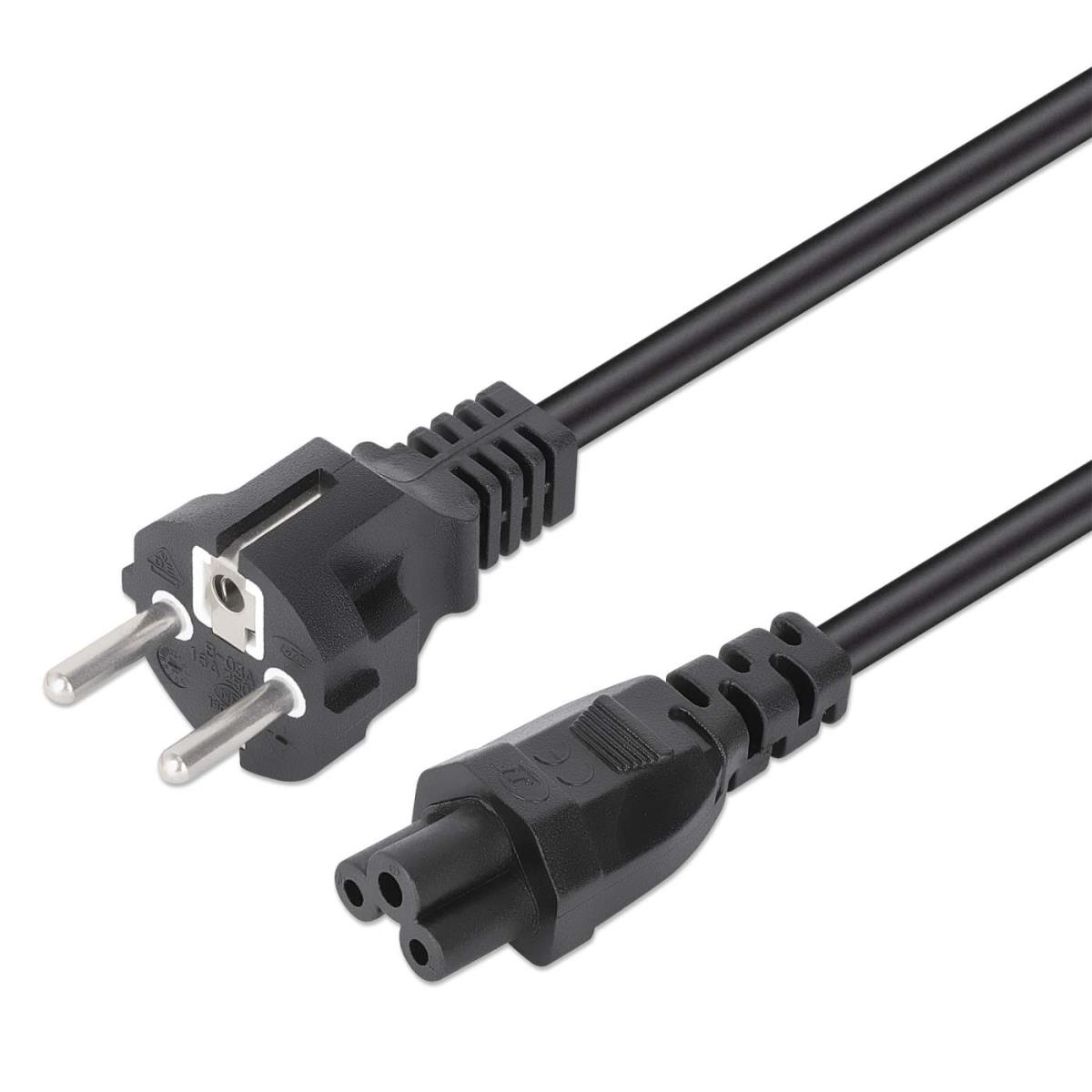 INTELLINET/MANHATTAN Power Cable - C5 to CEE 7/7 - 3m - EU
