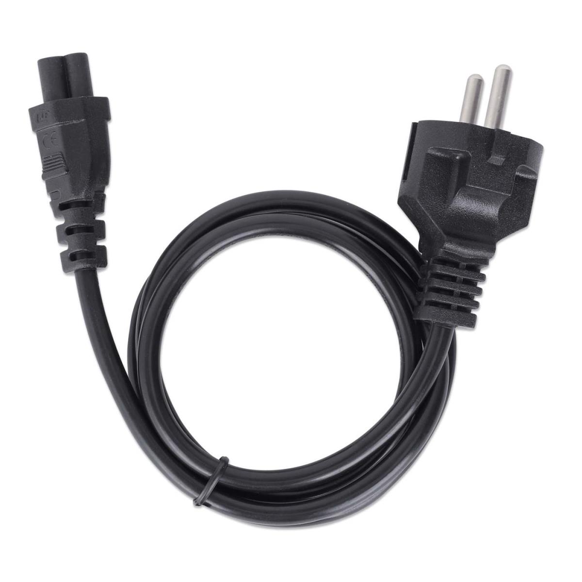 INTELLINET/MANHATTAN Power Cable - C5 to CEE 7/7 - 3m - EU