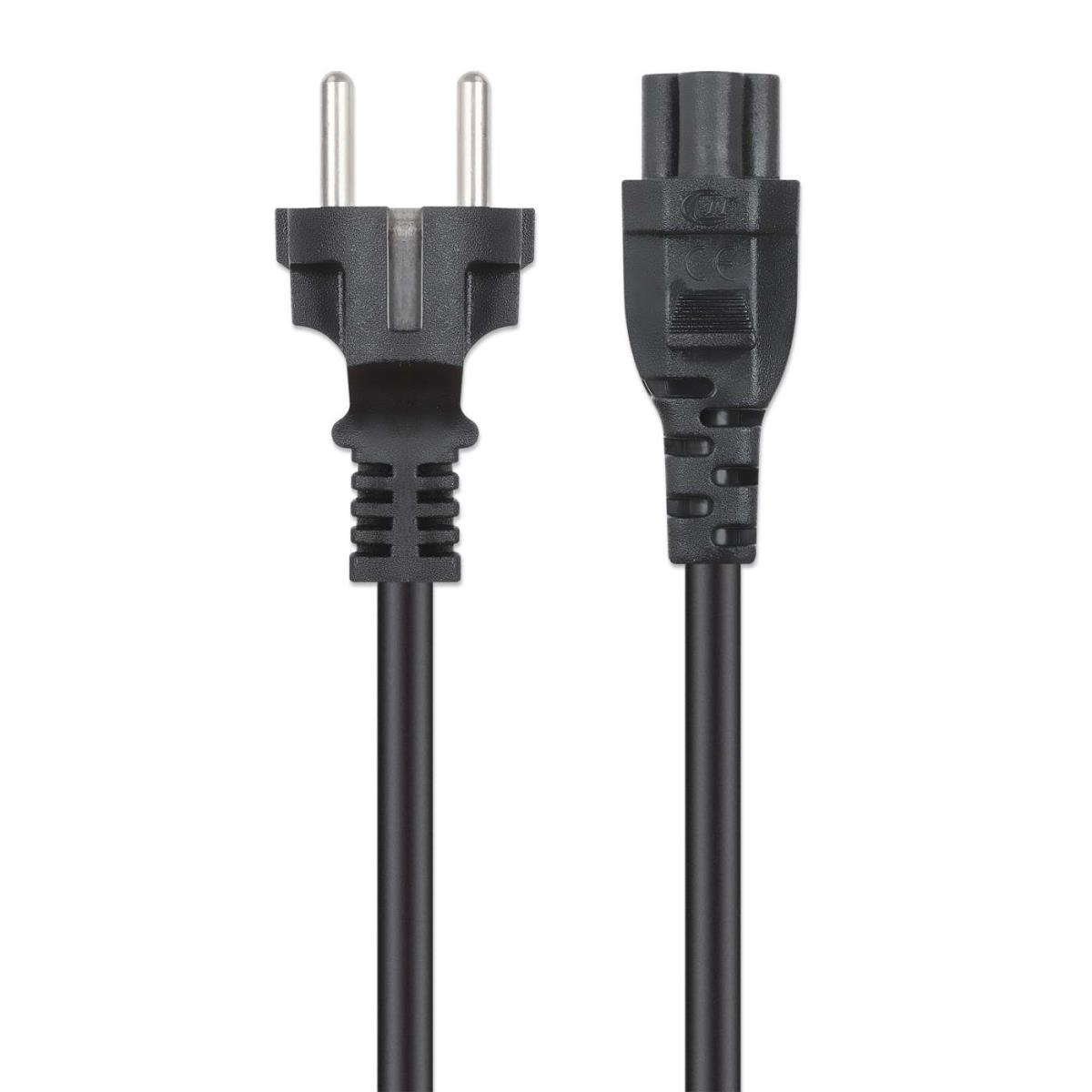 INTELLINET/MANHATTAN Power Cable - C5 to CEE 7/7 - 3m - EU