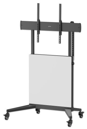 INTELLINET/MANHATTAN TV Cart - 1 TV - Height-Adjustable - 50 to 100in - Black