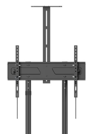 INTELLINET/MANHATTAN TV Cart - 1 TV - Tilt/Height-Adjustable - 37 to 70in - Black