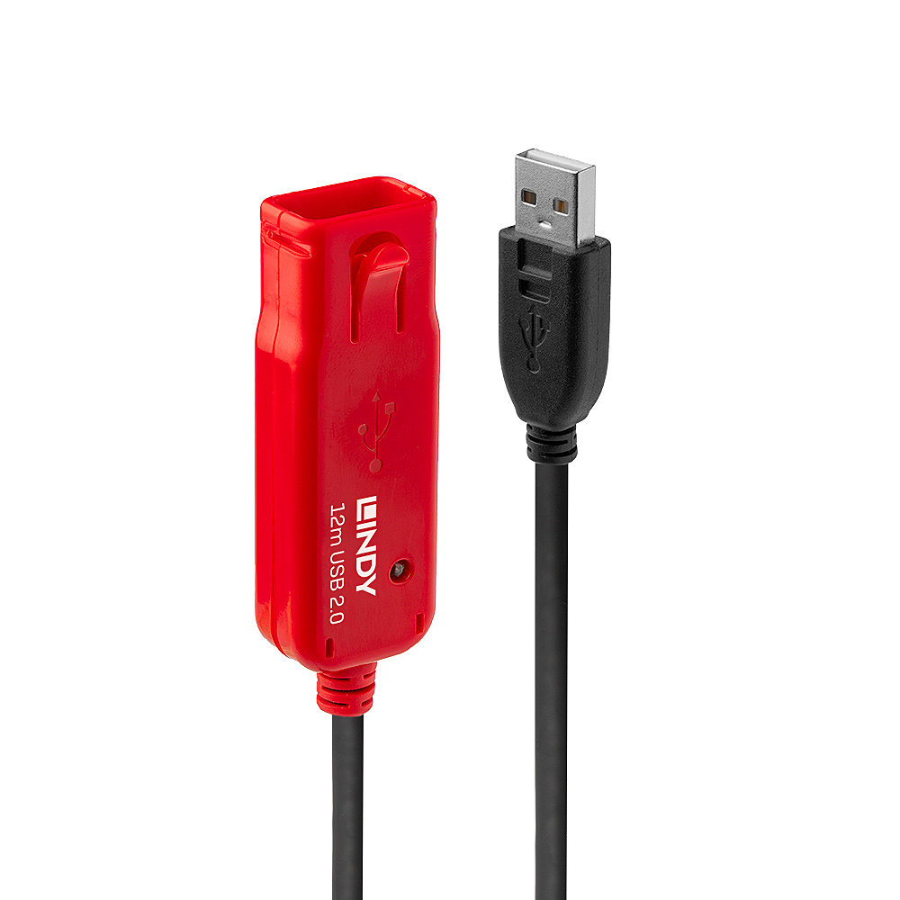 LINDY USB 2.0 Active Extension Cable Pro 12m