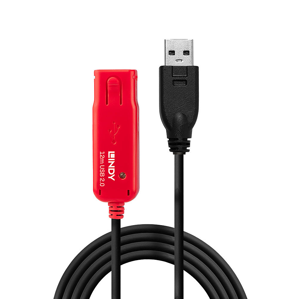 LINDY USB 2.0 Active Extension Cable Pro 12m