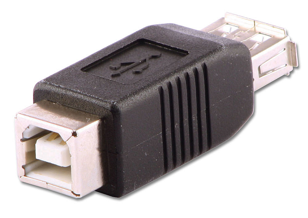 LINDY USB Adapter, USB A Female To B Female
