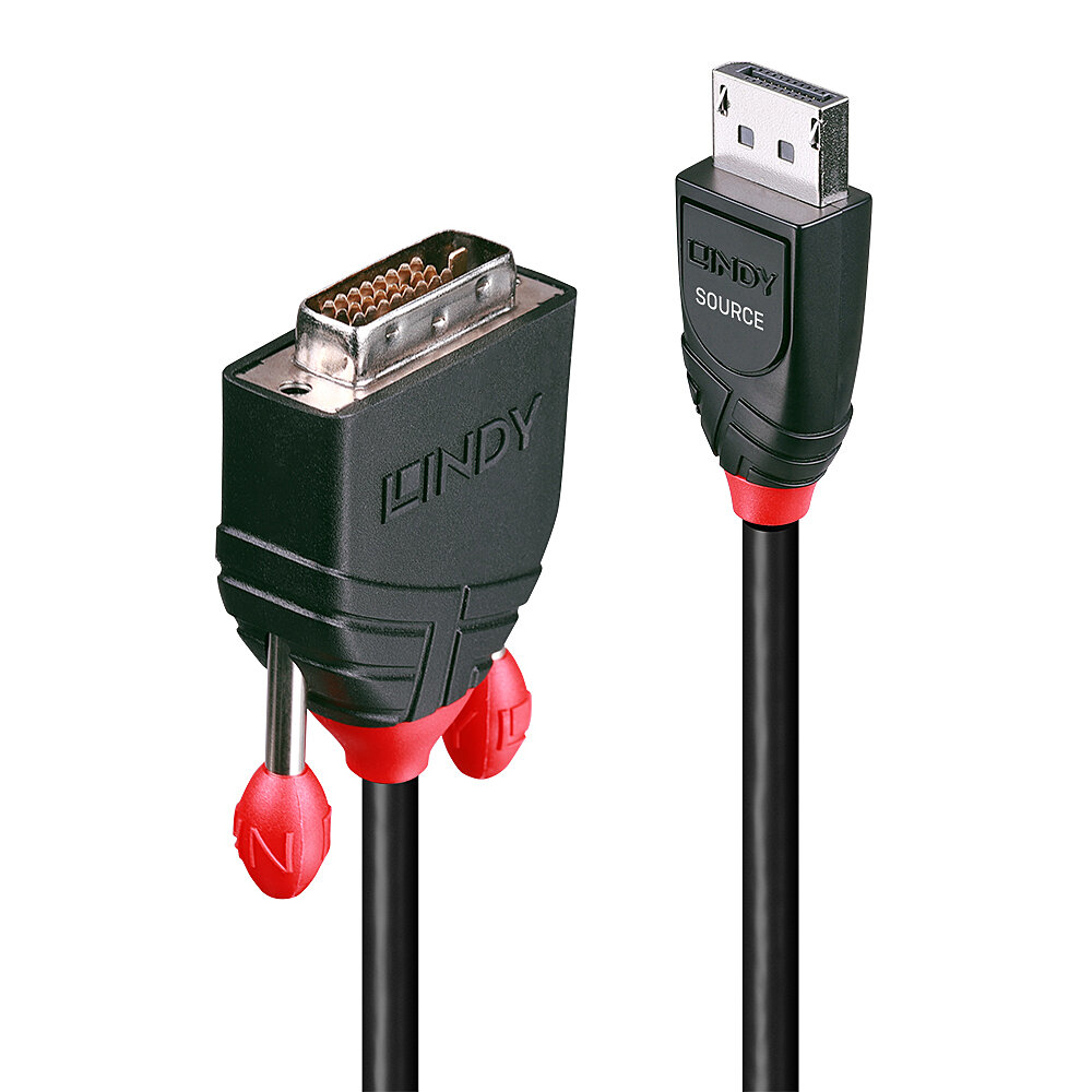 LINDY Cable - DisplayPort To DVI -  5m