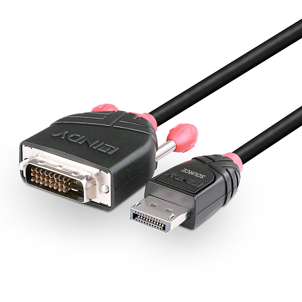 LINDY Cable - DisplayPort To DVI -  5m