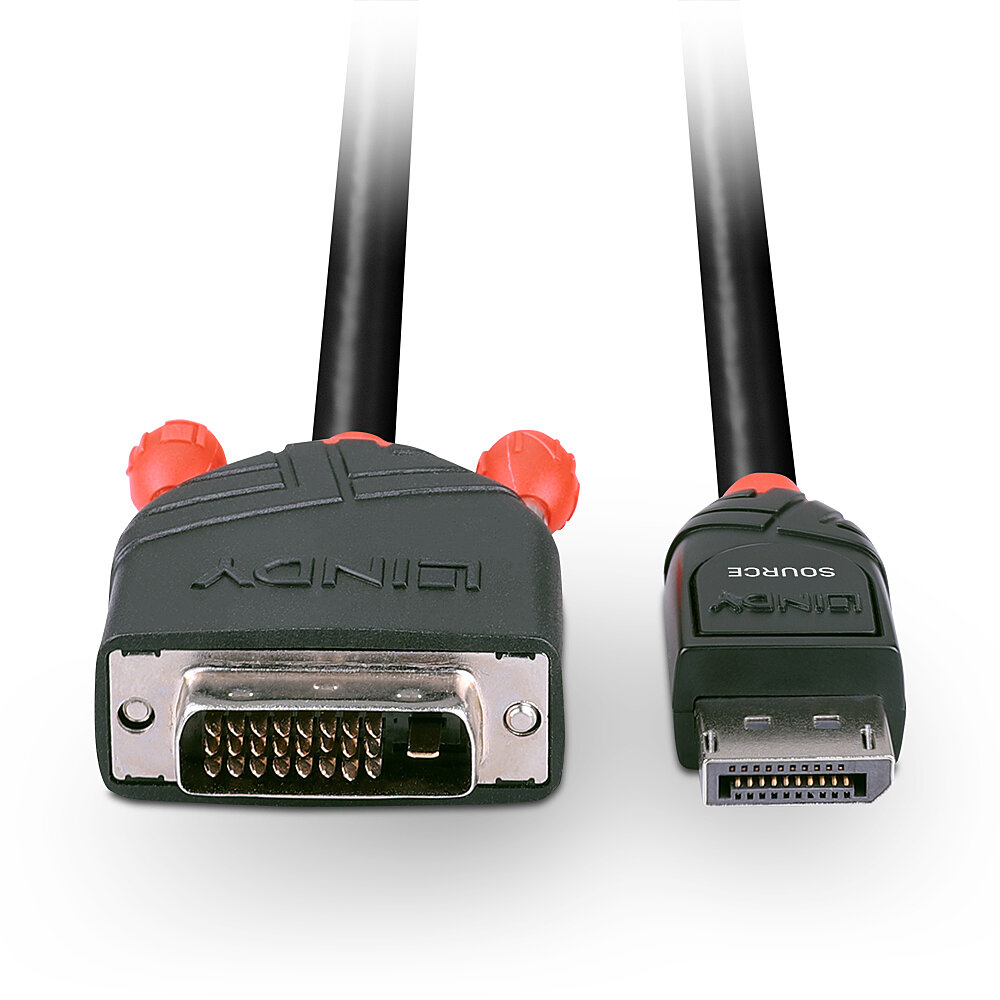 LINDY Cable - DisplayPort To DVI -  5m