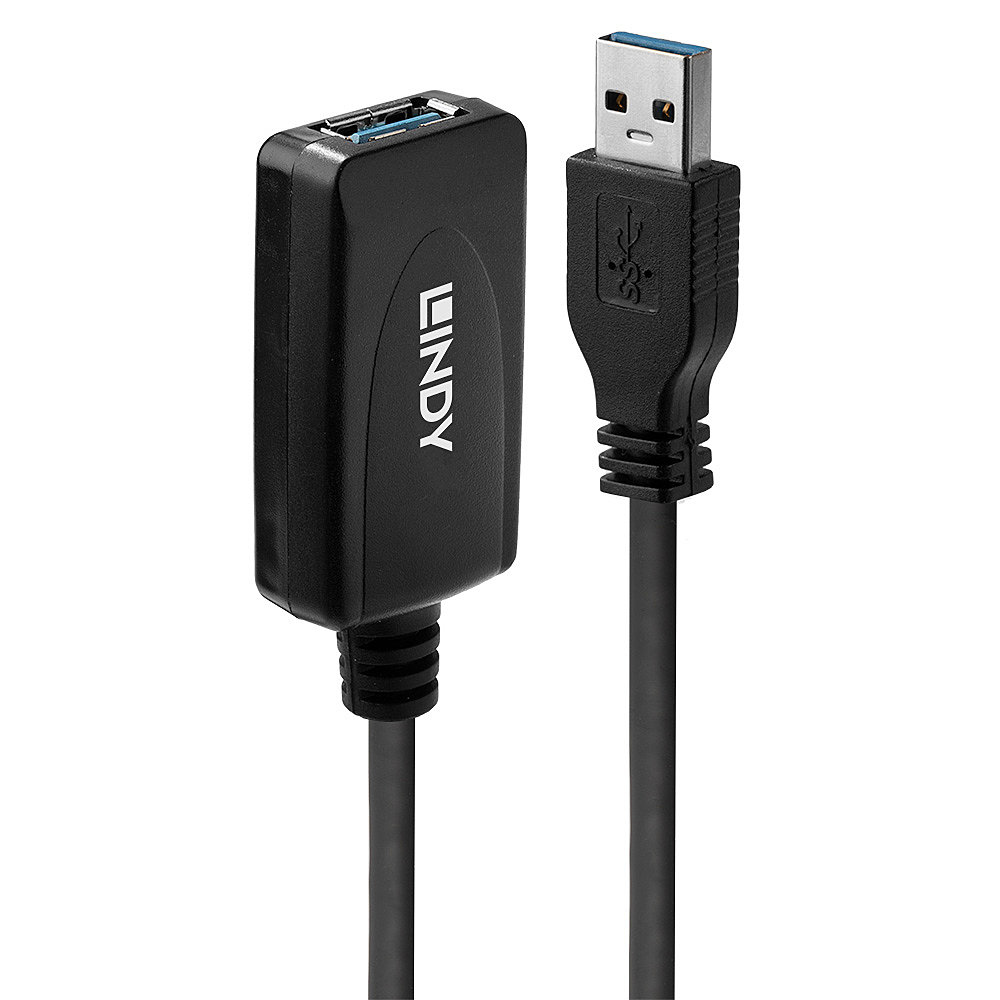 LINDY USB 3.0 Active Extension Cable 5m