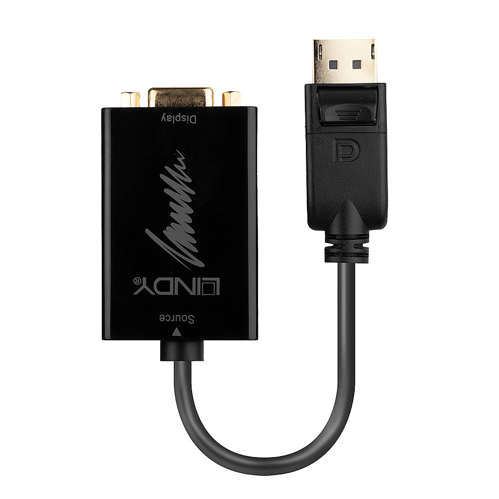 LINDY DisplayPort Male To Vga Female Fhd Active Converter