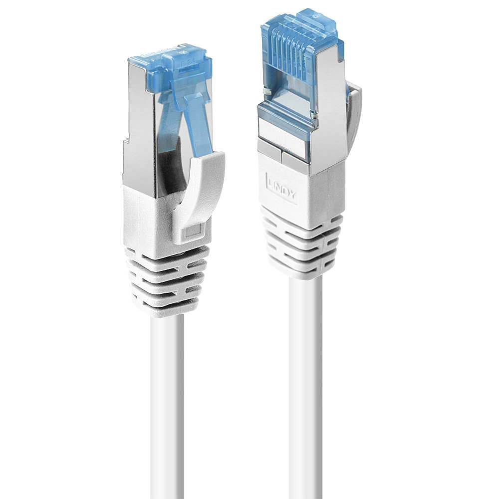 LINDY Patch Cable - CAT6a - S/ftp Pimf Lsoh -  White -  1m
