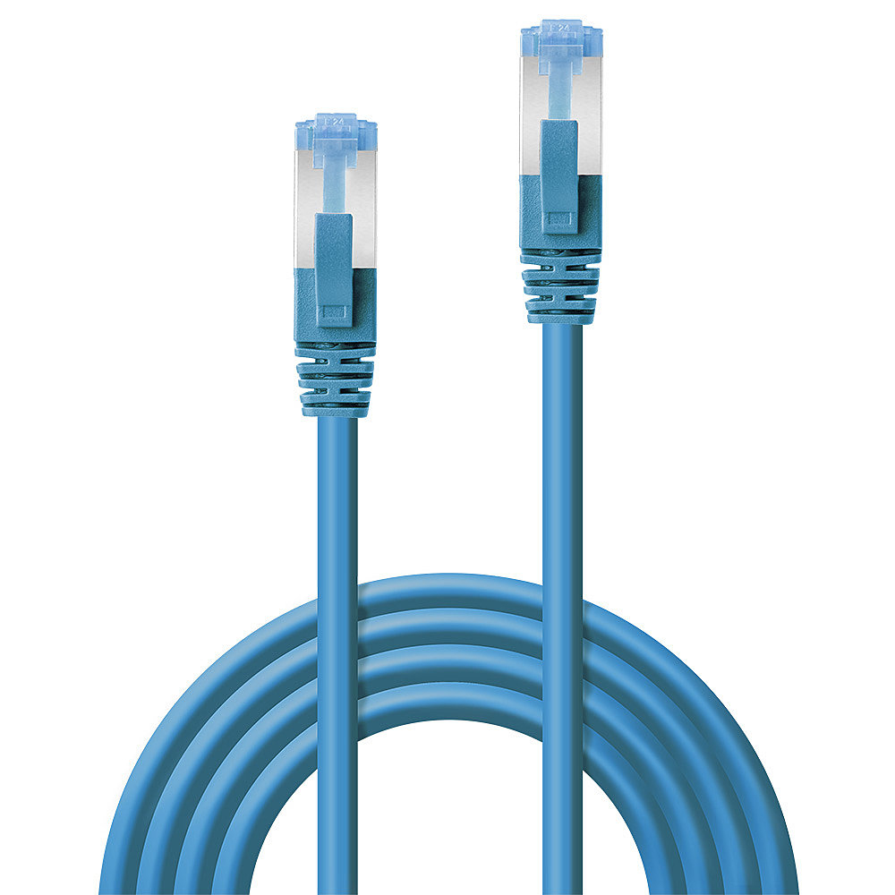 LINDY Patch Cable - CAT6a - S/ftp Pimf Lsoh -  Blue - 5m
