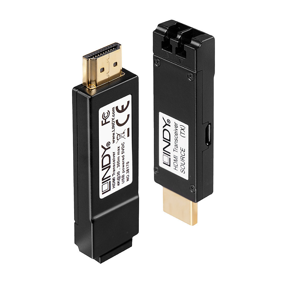 LINDY Hdmi 4k Extender Over Fibre Optic - 300m