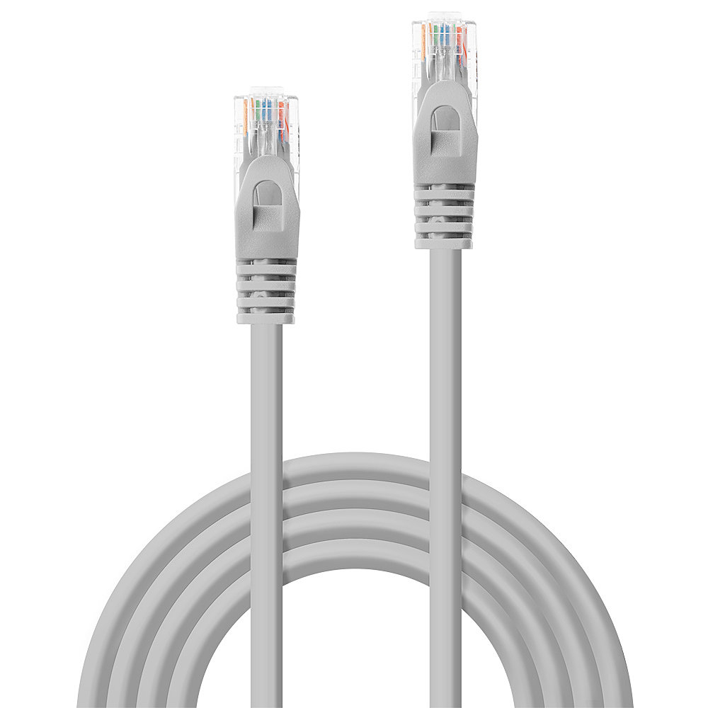 LINDY Network Cable - Cat5e - U/utp - Snagless - 50cm - Grey