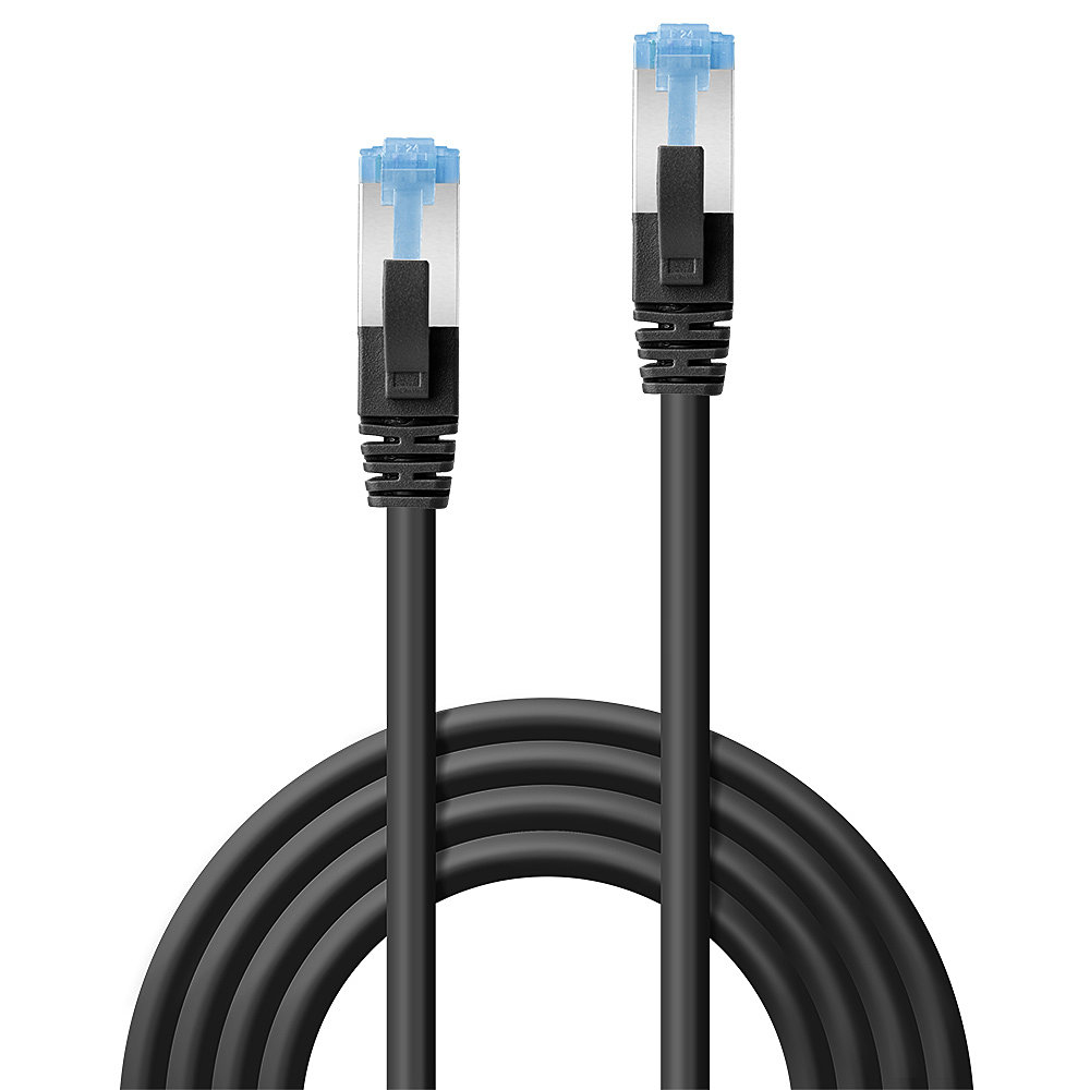 LINDY Network Patch Cable - CAT6 - S/ftp - Black - 5m