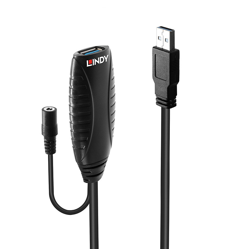 LINDY USB3.0  Active Extension Cable - USB-a Male  - USB-a Female - 10m