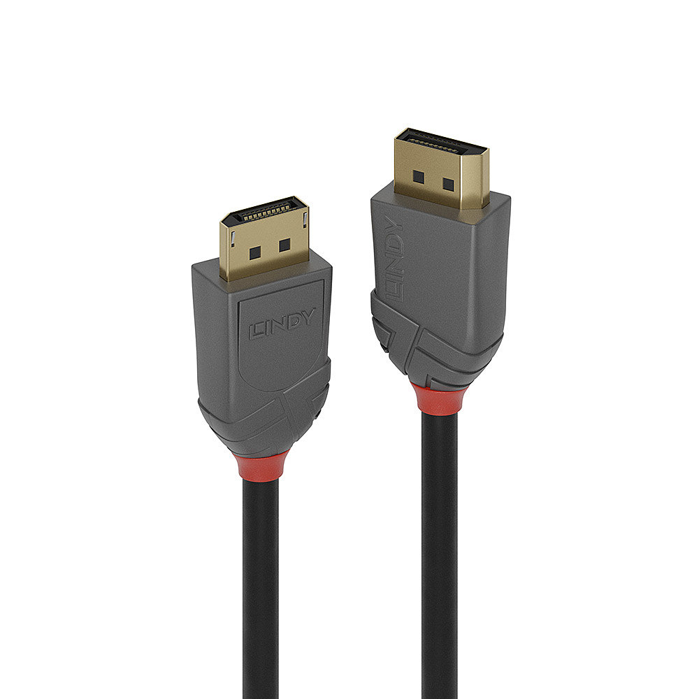 LINDY Cable - Anthra Line - DisplayPort 1.4 - Grey - 1m