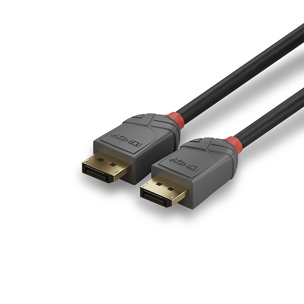 LINDY Cable - Anthra Line - DisplayPort 1.4 - Grey - 1m