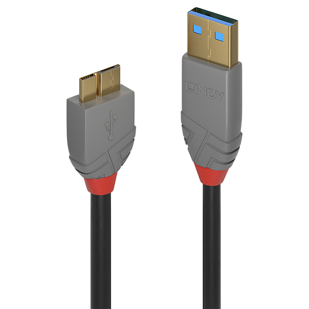 LINDY Cable - USB-c To Micro USB-b Male - Black - 1m
