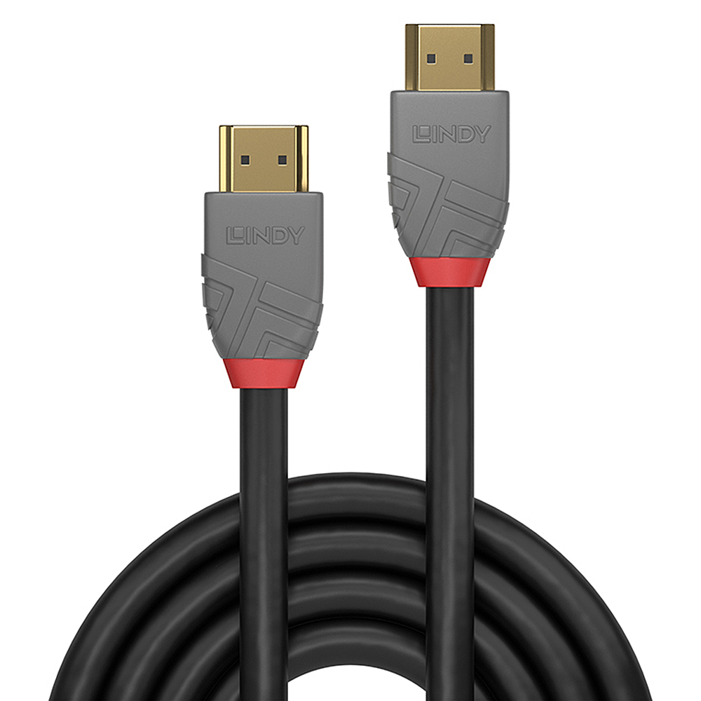 LINDY Cable - Hdmi Anthra Line - Black - 1m
