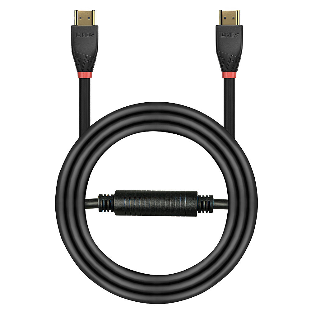 LINDY Cable - Active Hdmi 18g - Black - 20cm