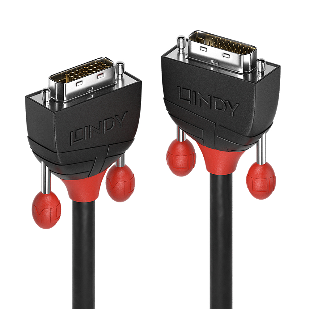LINDY Cable - DVI-d - Dual Link - 2m - Black Line
