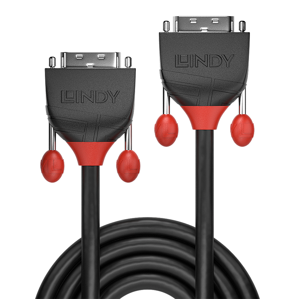 LINDY Cable - DVI-d - Dual Link - 2m - Black Line