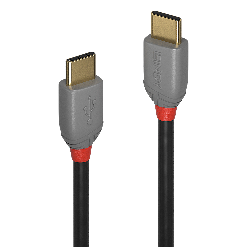 LINDY Cable - USB2.0 Type C To Type C - 2m - Anthra Line