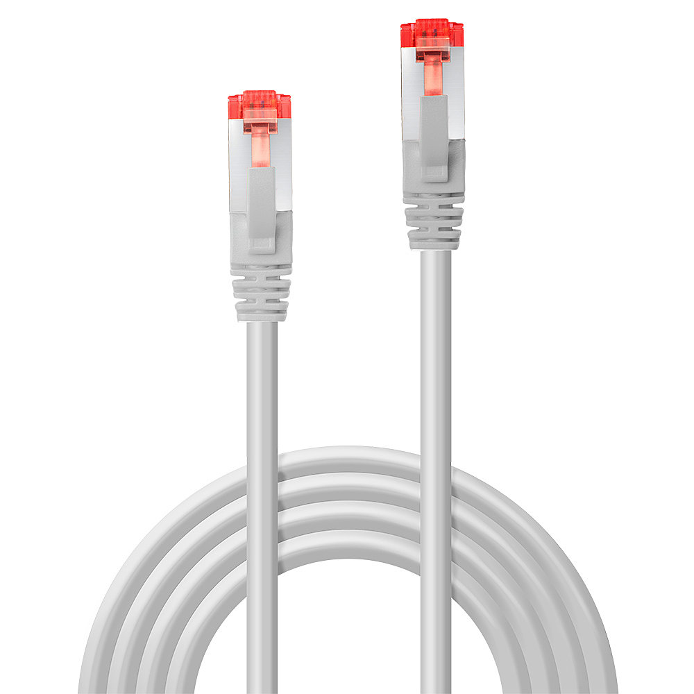 LINDY Network Patch Cable - CAT6 - S/ftp - Snagless - Gigabit Grey - 15m