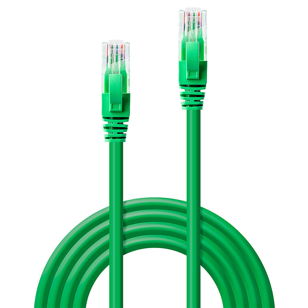 LINDY Network Patch Cable - CAT6 - U/utp - Snagless - Gigabit Green - 30cm