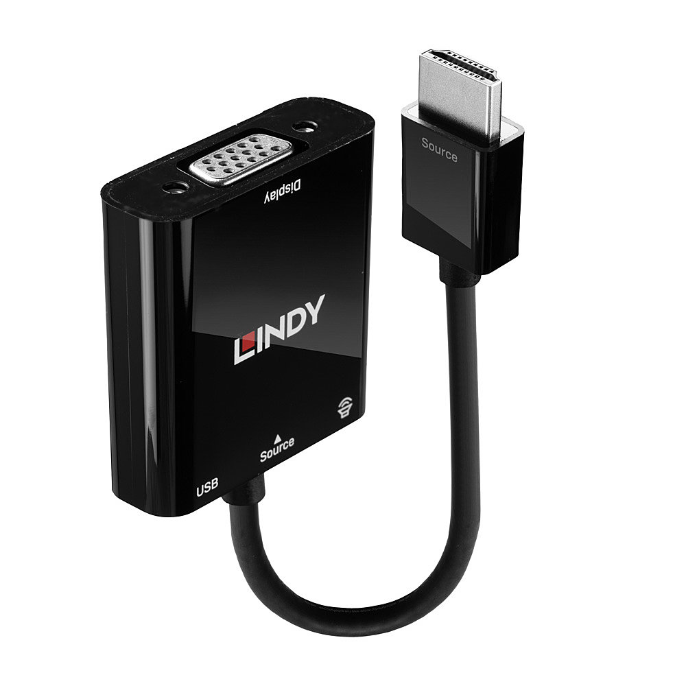 LINDY Cable Converter - Hdmi  -  Vga + Audio