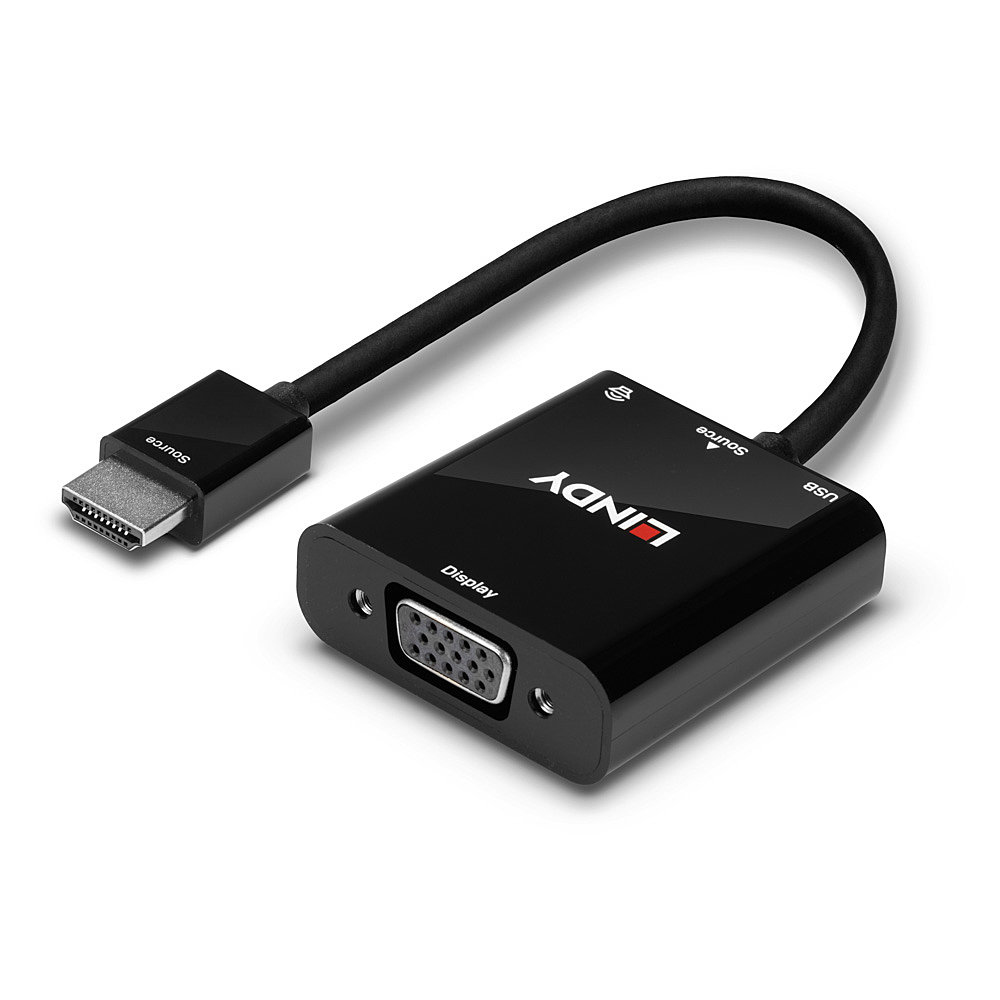 LINDY Cable Converter - Hdmi  -  Vga + Audio