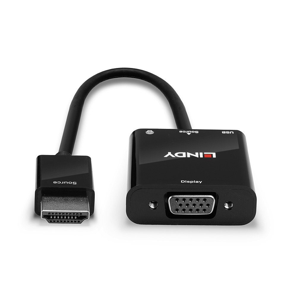 LINDY Cable Converter - Hdmi  -  Vga + Audio