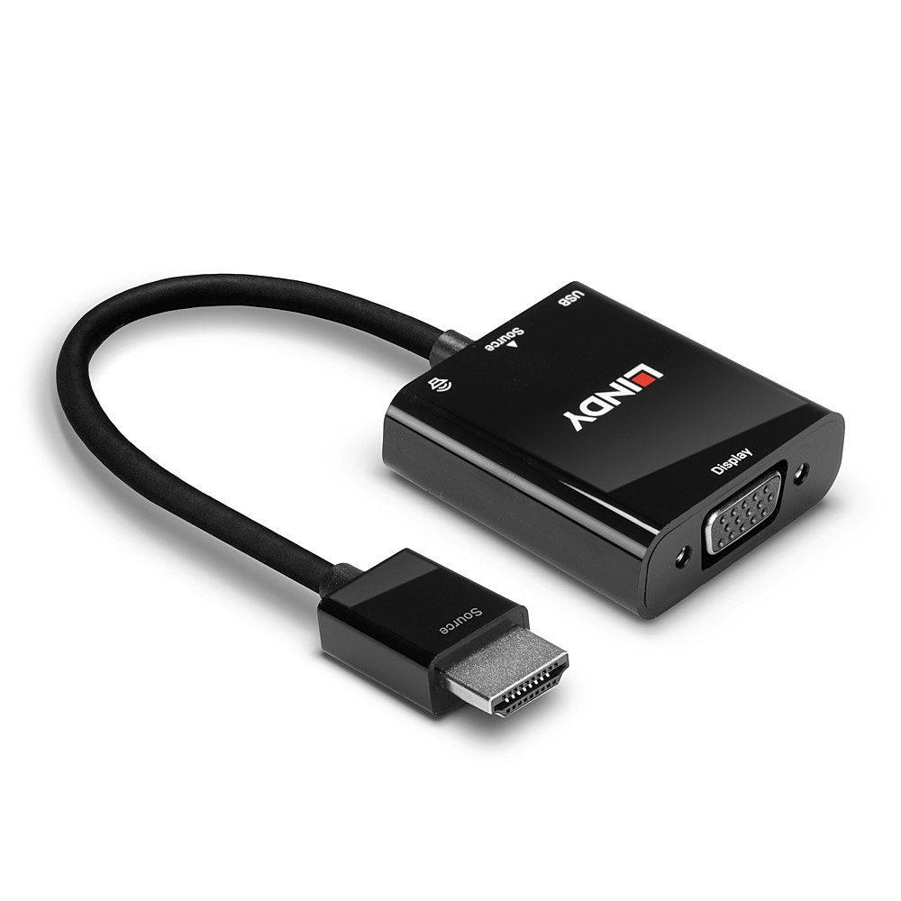 LINDY Cable Converter - Hdmi  -  Vga + Audio