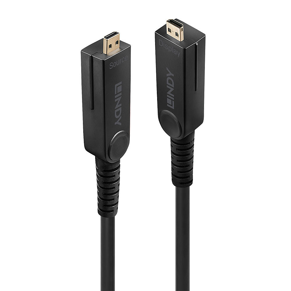 LINDY Cable Fibre Optic - Hybrid To Mini Micro-hdmi 18g - 70m