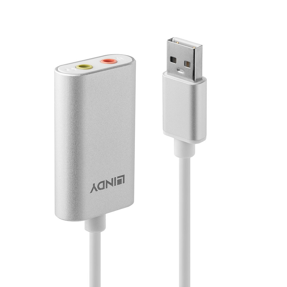 LINDY Cable Converter - USB Type A Audio