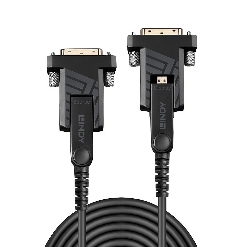 LINDY Cable Fibre Optic - Hybrid To Micro Hdmi 18g - 50m