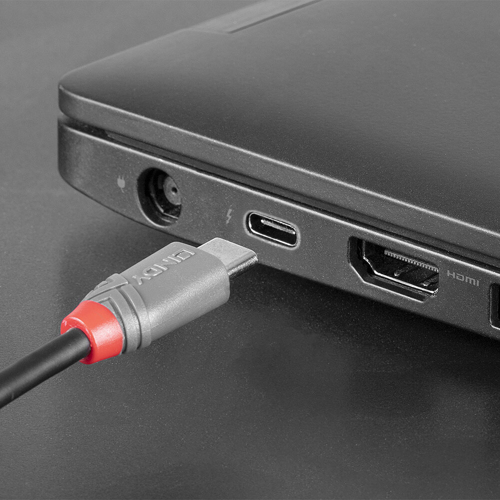 LINDY Cable -  USB 2.0 Type C To Micro-b - Anthraline - Black - 1m