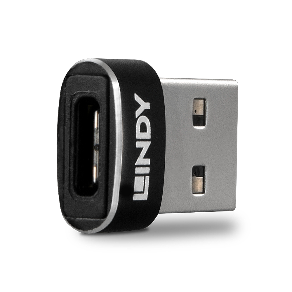 LINDY USB 2.0 Type A Male To Type C Female Adapter
