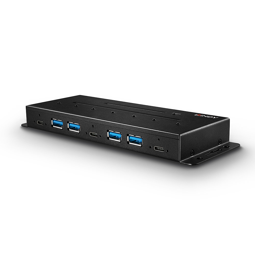 LINDY USB 3.1 Gen 2 Metal Hub 7 Port