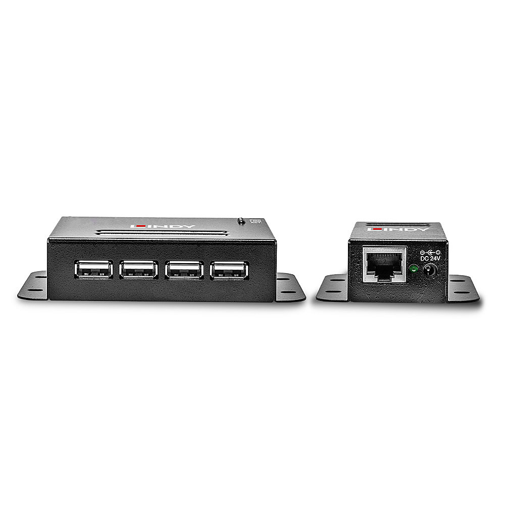 LINDY USB2.0 Hub 4 Port Cat 5 Extender 50m