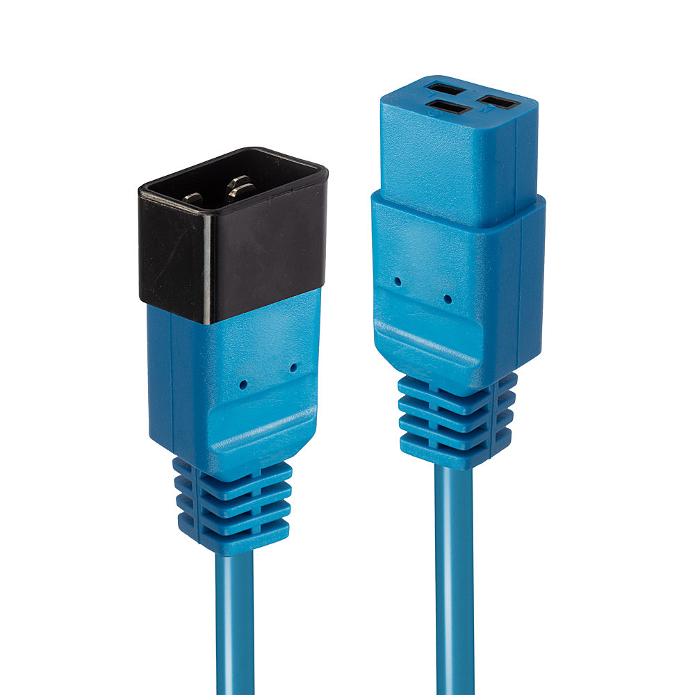 LINDY Extension Cable - Iec C19 To Iec C20 - 1m - Blue