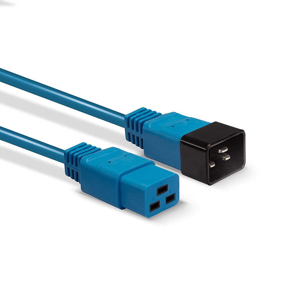LINDY Extension Cable - Iec C19 To Iec C20 - 2m - Blue