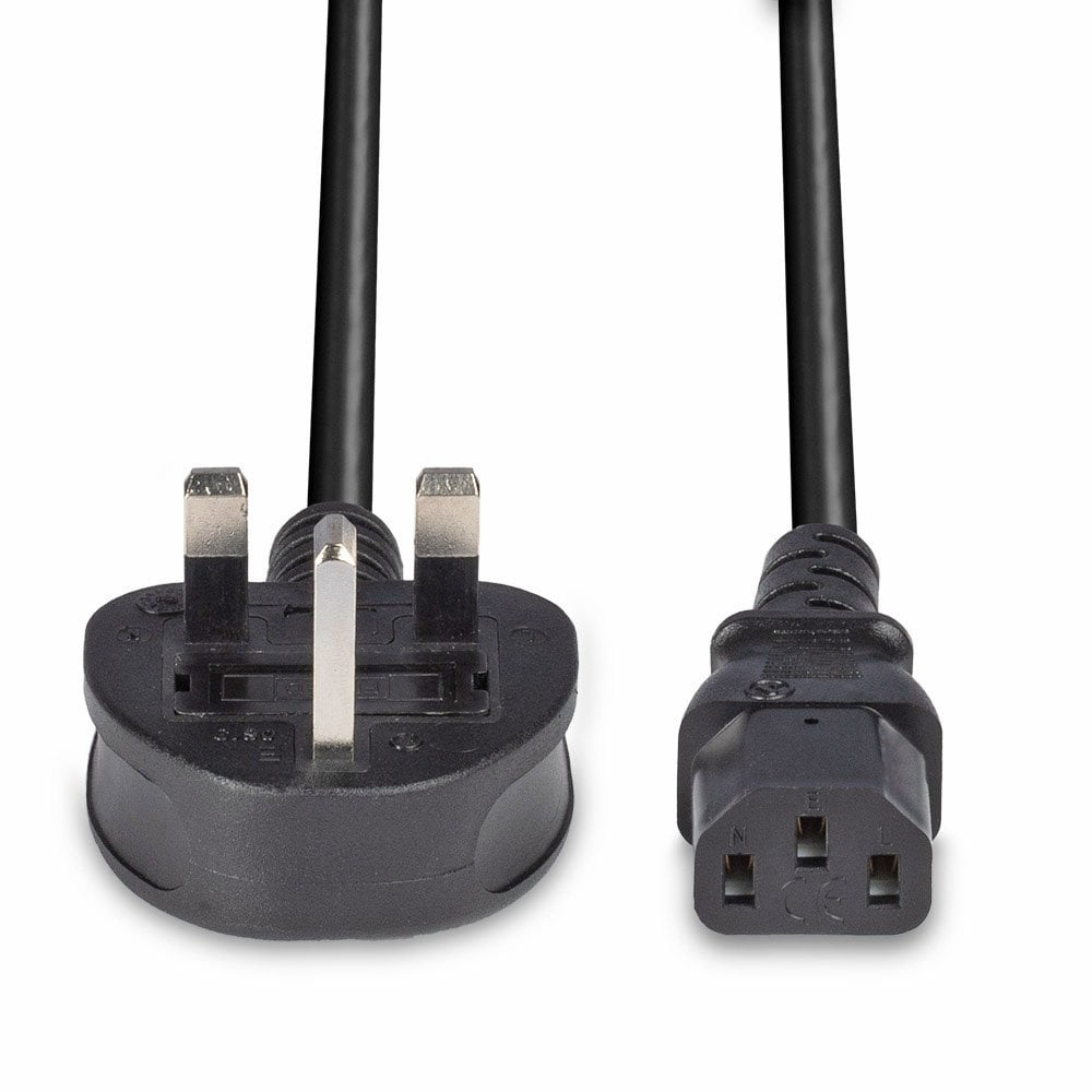 LINDY Extension Cable - Uk Mains 3 Pin Plug To Iec C13 - 15m