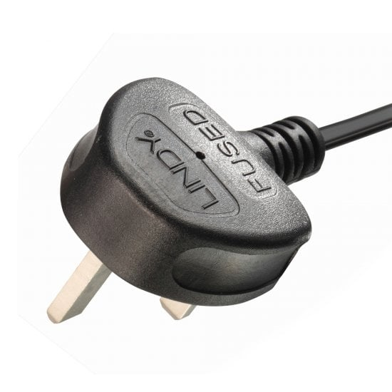 LINDY Extension Cable - Uk Mains 3 Pin Plug To Iec C13 - 10m