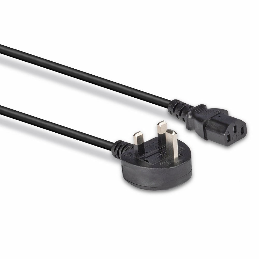 LINDY Extension Cable - Uk Mains 3 Pin Plug To Iec C13 - 0.7m