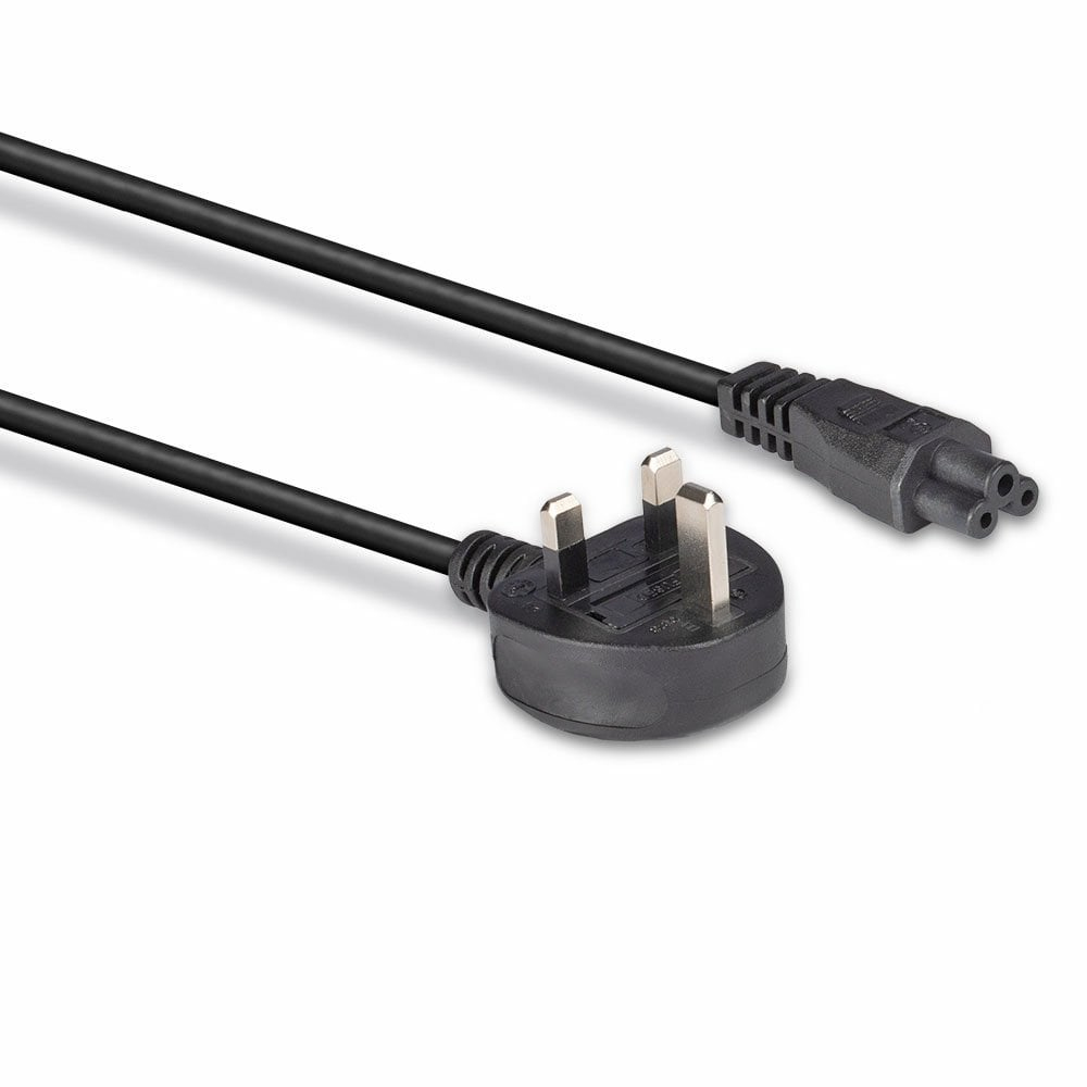 LINDY Extension Cable - Uk Mains 3 Pin Plug To Iec C5 - 1m