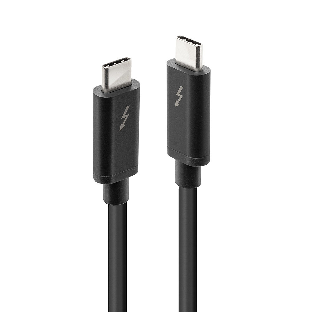 LINDY Cable Thunderbolt 3 - USB Type C Male To Male - Black - 2m