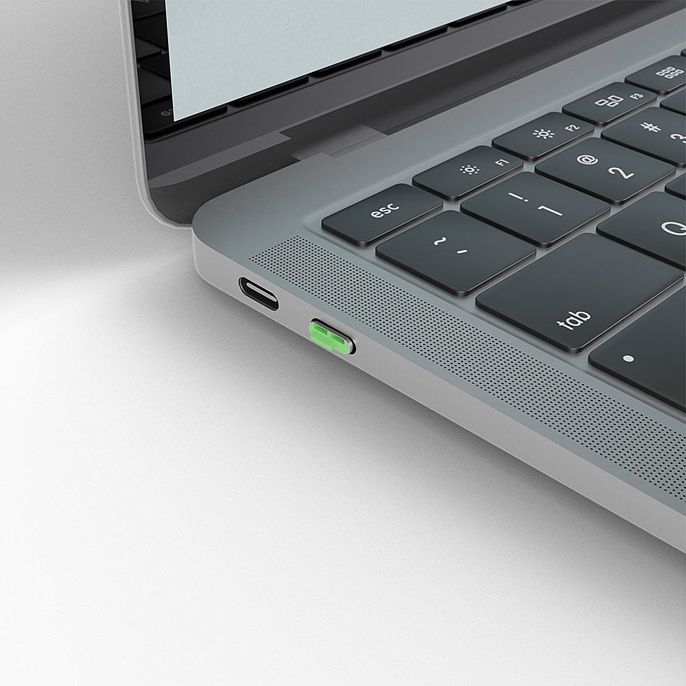LINDY USB Type C Port Blocker Key-pack Of 4 Blockers Green